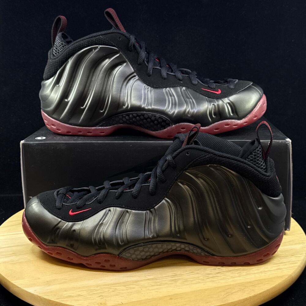 Nike Air Foamposite One Shoes Black Varsity Red IB2219-001 Men's Size 10.5 NEW